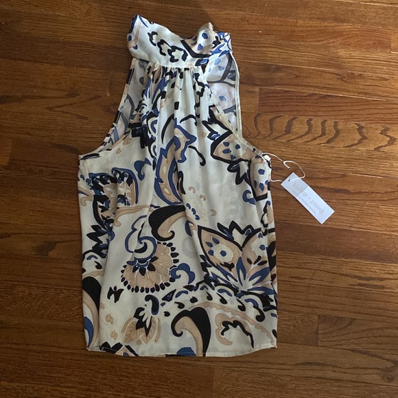 Bishop + Young Esme Tie Neck Halter top size small - Picture 4 of 6